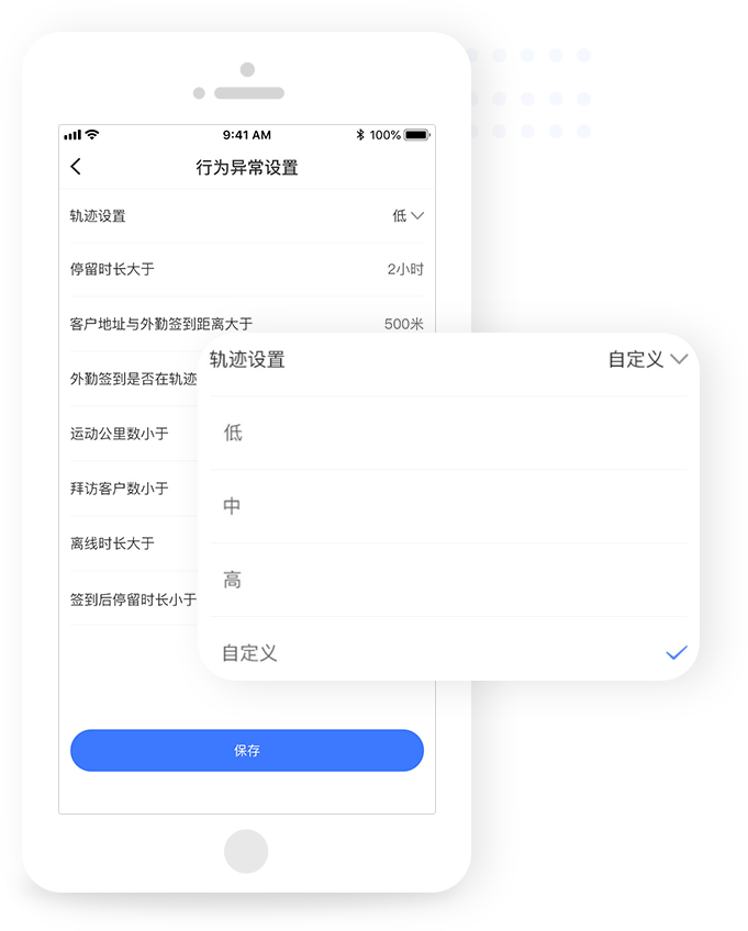 行为规则异常