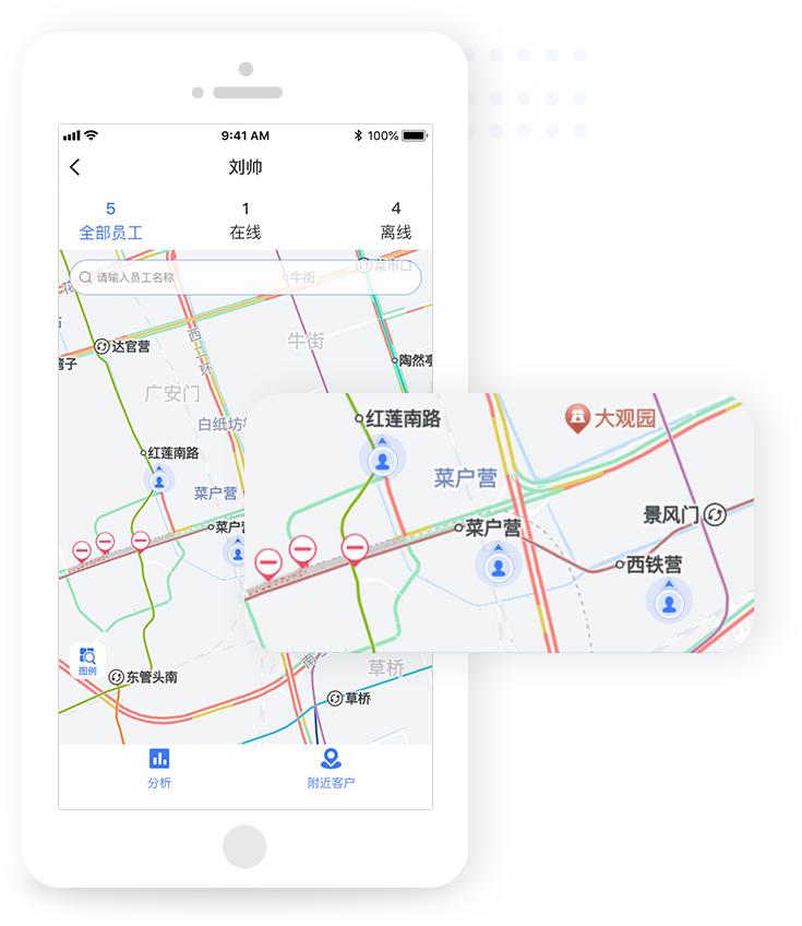 员工分布